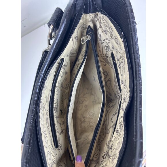 Montana West Black and Teal Crossbody Bag - Picture 8 of 11